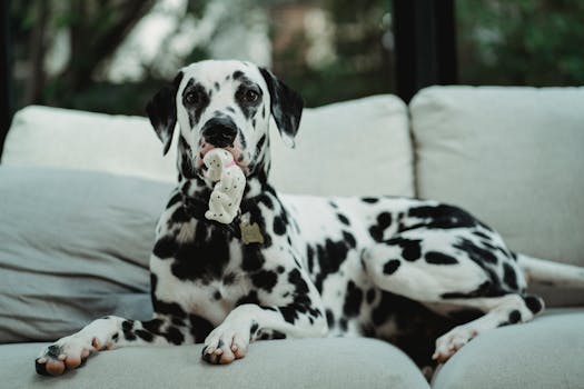 puppy playing with a friendly dog